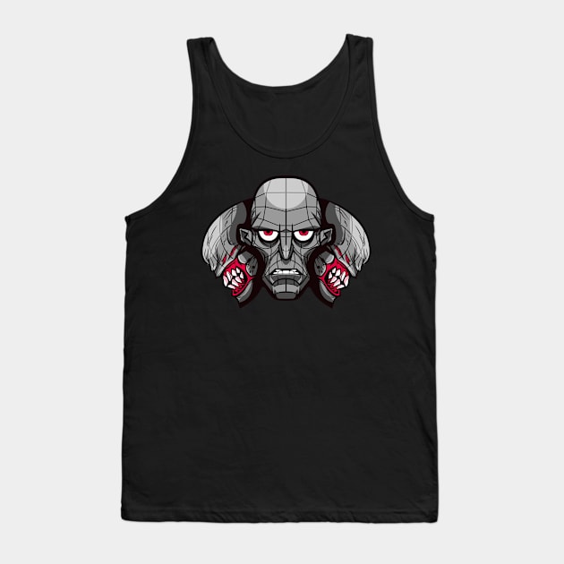 3 Head Monster Tank Top by Pixel Poetry